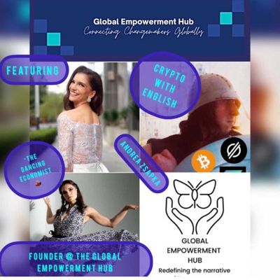 Crypto With English - Introducing the "Dancing Economist" Andrea Zsapka : Lessons on DeFi Macroeconomics & Creative Empowerment