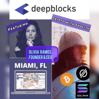 Crypto With English - Real Estate & Blockchain - Can this tech discover where the next BOOM will be? YES it can! Ft. Special Guest Olivia Ramos on Crypto With English