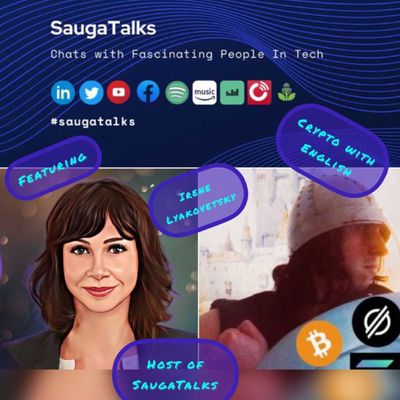 Crypto With English - Why the Metaverse is the next Social Media ? - Ft. SaugaTalks Host Irene Lyakovetsky