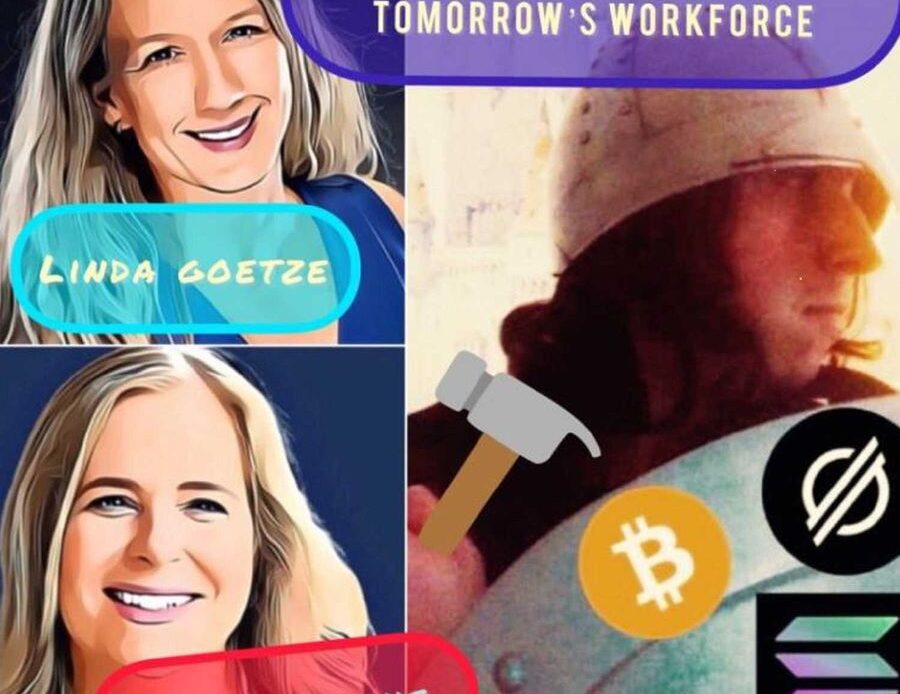 "Future-Proofing Tomorrow's Workforce" - Crypto W/ English - Ep. 21 Special Guests & Blockchain Leaders Linda Goetze & Tracy Levine