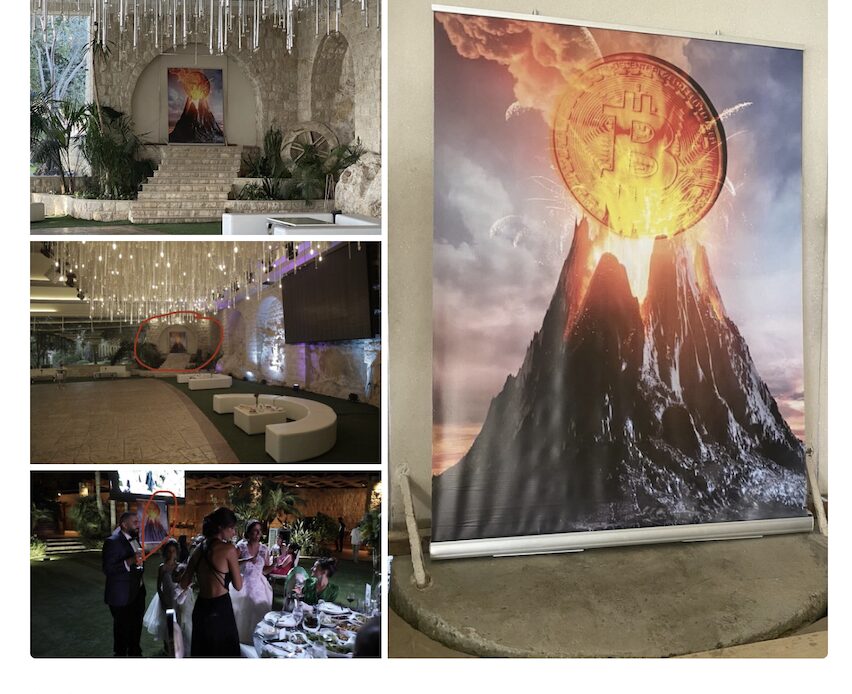 a Bitcoin-themed wedding in Lebanon