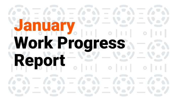 January Work Progress Report