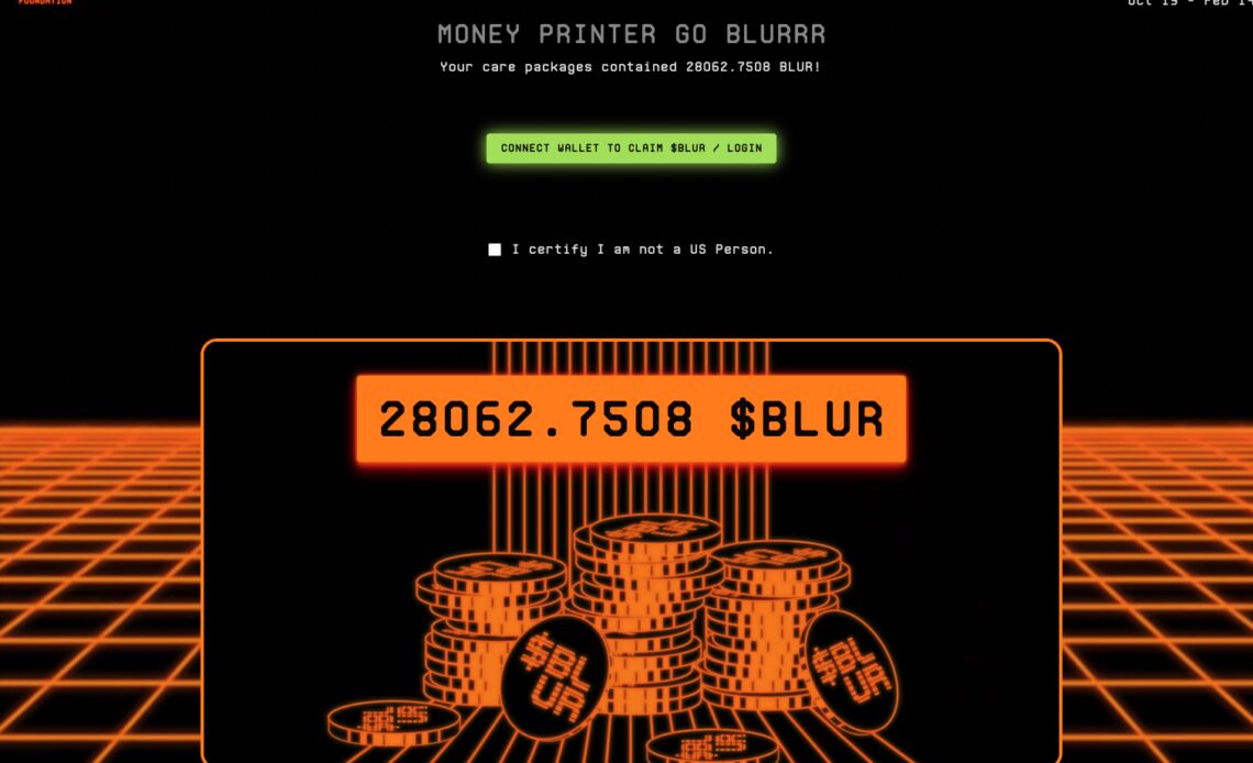 $300,000 stolen by fake Blur airdrop websites