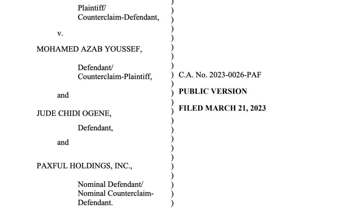 Paxful co-founders’ litigation cites misappropriation of funds, money laundering, U.S. sanctions evasion