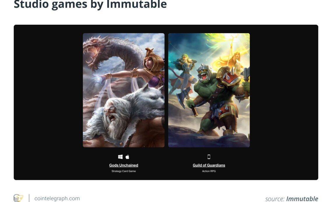 Studio games by Immutable