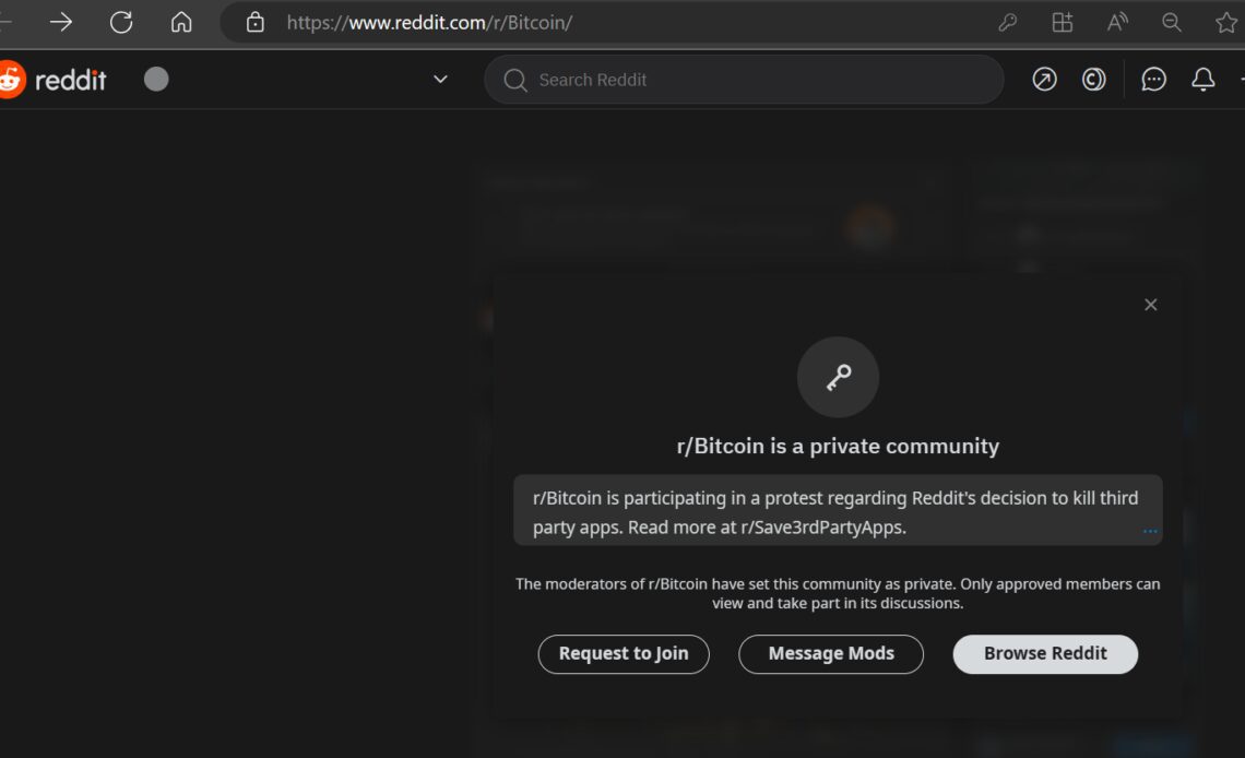 Reddit crypto community goes offline: Here’s why