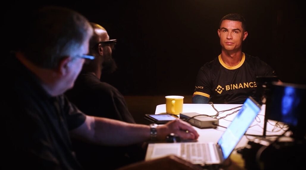 Ronaldo teases NFT plans while on a lie detector test