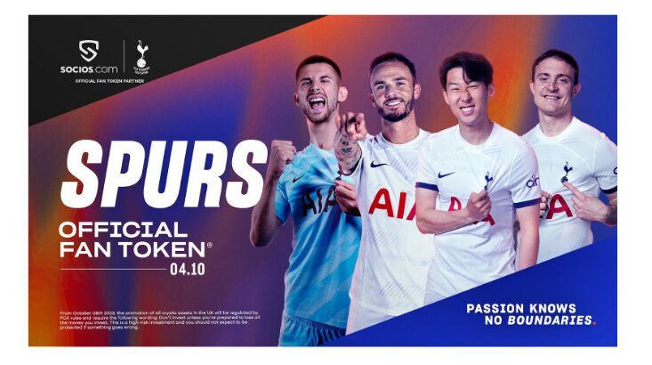 Tottenham Hotspur taps Chilliz blockchain for Web3 fan token