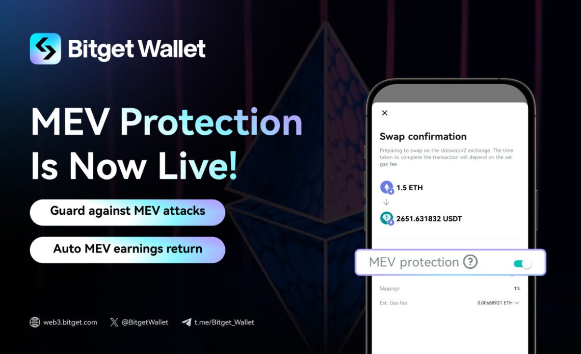 Bitget Wallet strengthens MEV protection with Flashbots integration, delivering a superior on-chain swap experience