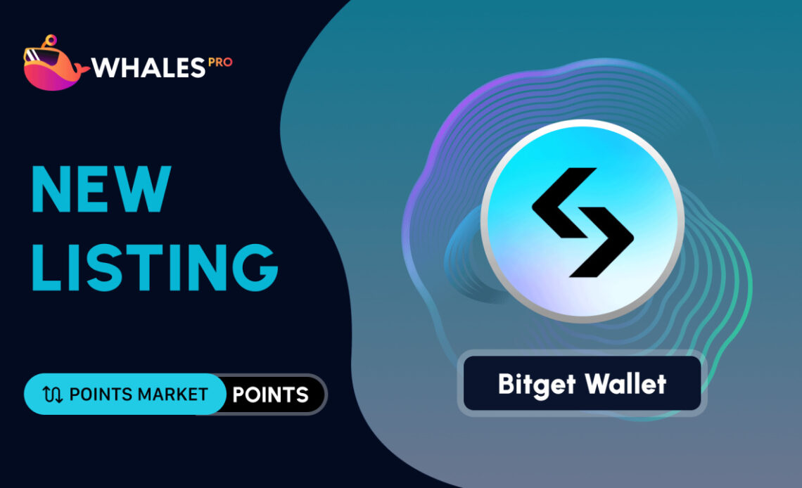 Bitget Wallet's BWB Points makes debut on Whales Market, ranks second in 24-hour trading volume